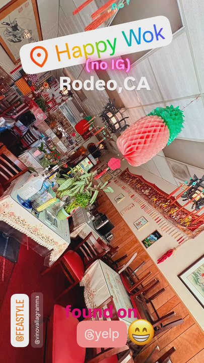 Happy Wok - Interior is definitely for to go orders only :) - Chinese Near Me - Rodeo, California
