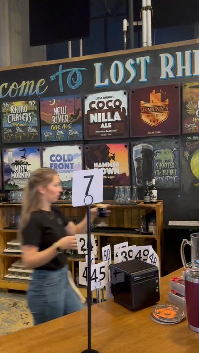 Lost Rhino Brewing Company - The front - Where you order - Breweries Near Me - Ashburn, Virginia