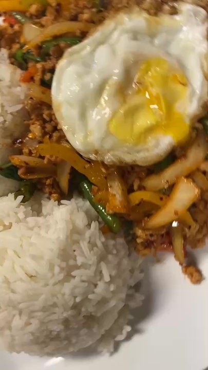 Phang Roy - basil ground chicken - Thai Near Me - Azusa, California
