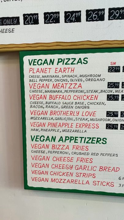 Bizza - Vegan menu - Pizza Near Me - San Francisco, California