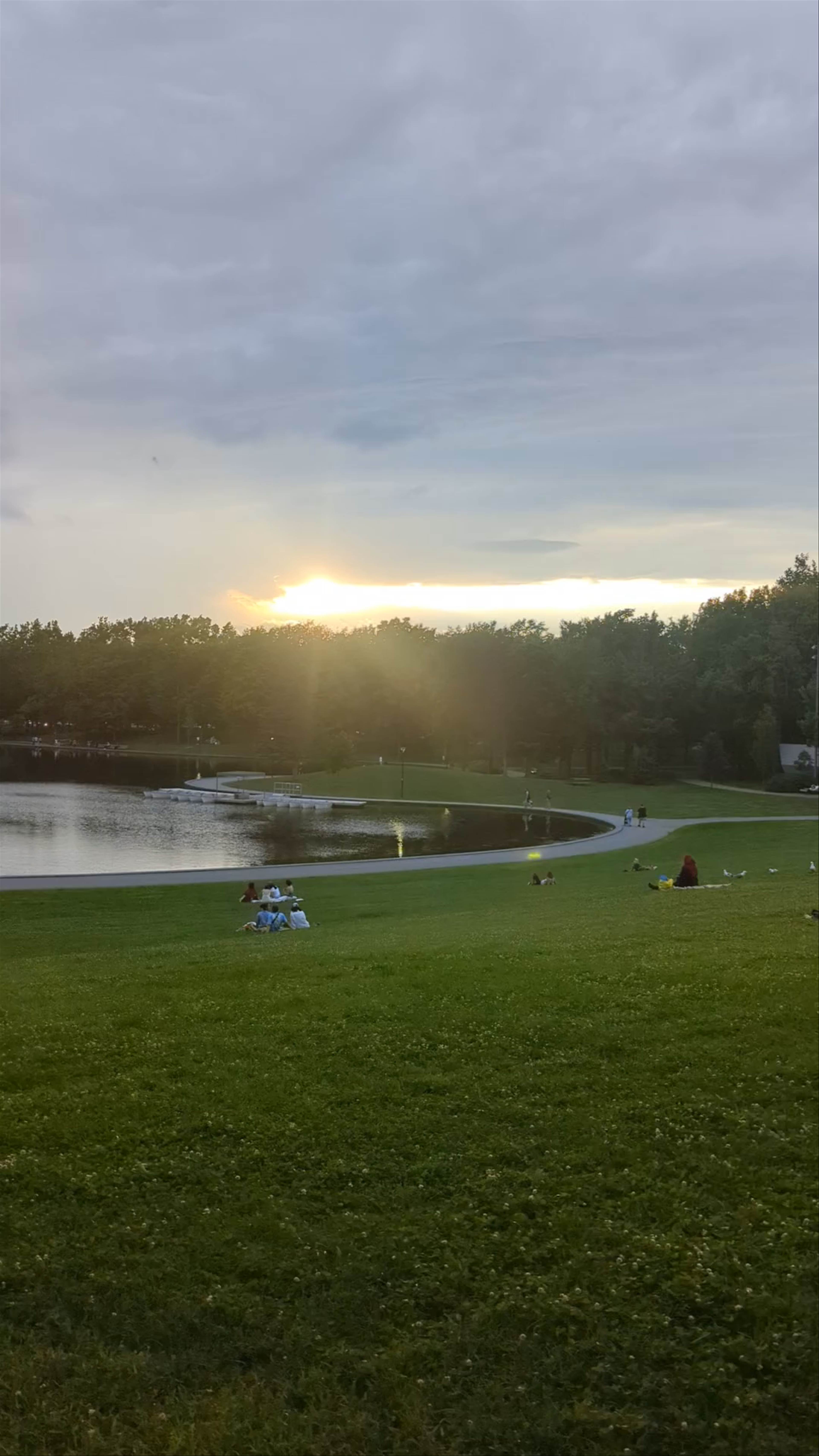 Sunset Serenity at Mount Royal Park, Montreal
