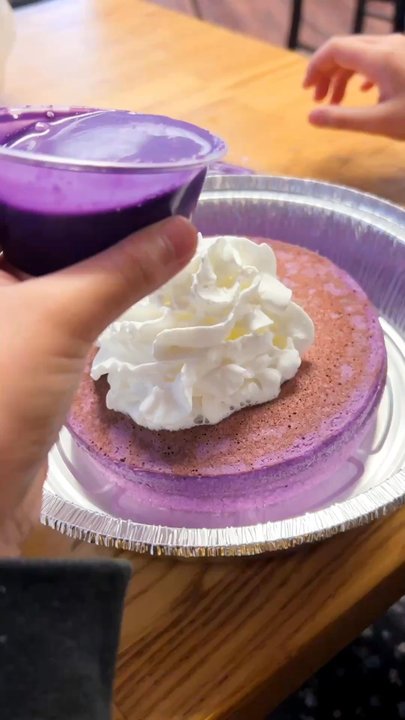 Marie’s Kitchen - Ube Pancakes - Filipino Near Me - Dallas, Texas