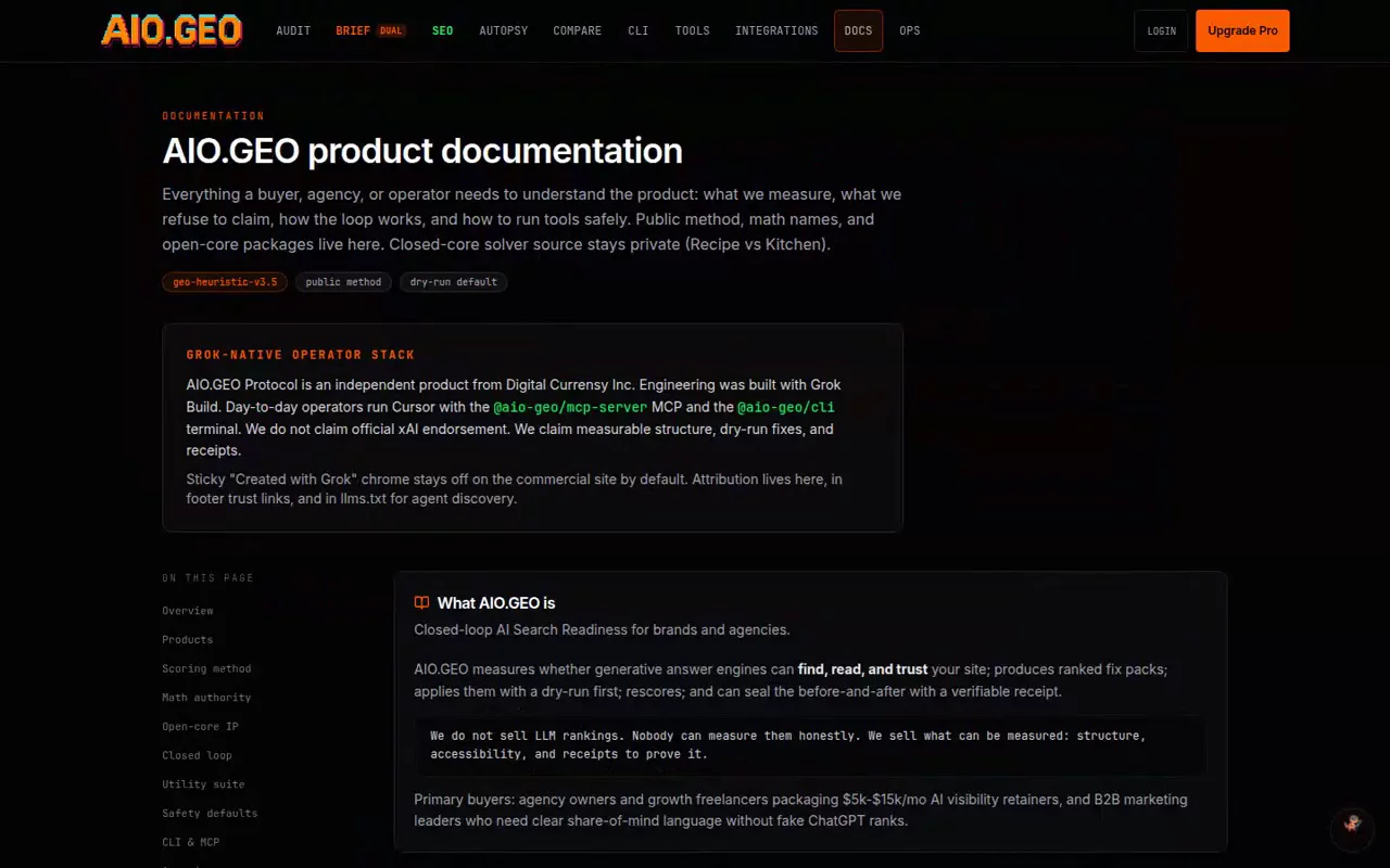 AIO.GEO Protocol image 1
