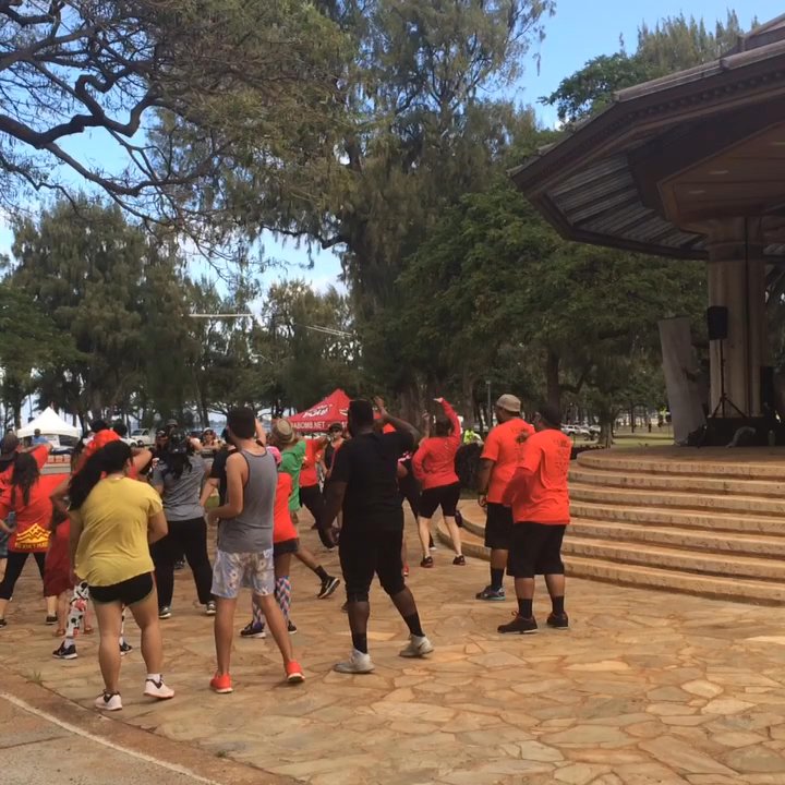 Honolulu AIDS Walk - Warm up dancing - Community Service/Non-Profit Near Me - Honolulu, Hawaii