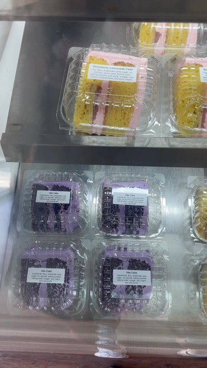 Loving Hut - Vegan slices of cake! I went home with a moist pandan slice. - Vegan Near Me - Glendora, California