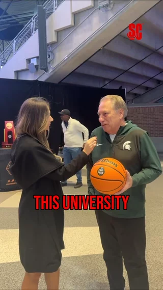 Video thumbnail for video titled Interview with Tom Izzo @ Final Four Logo Reveal Party