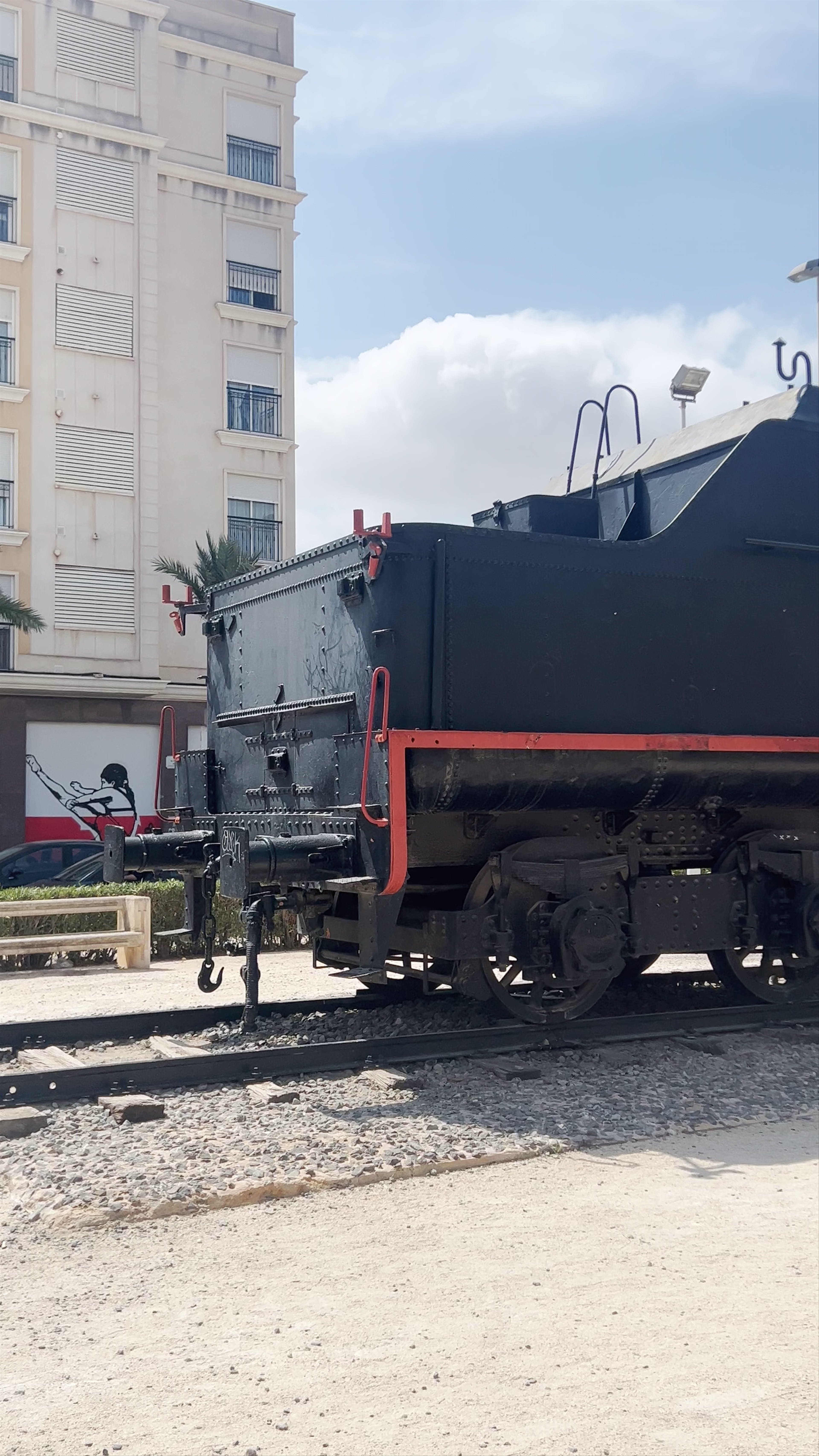 Locomotora Mikado: Historic Steam Train in Elche, Spain