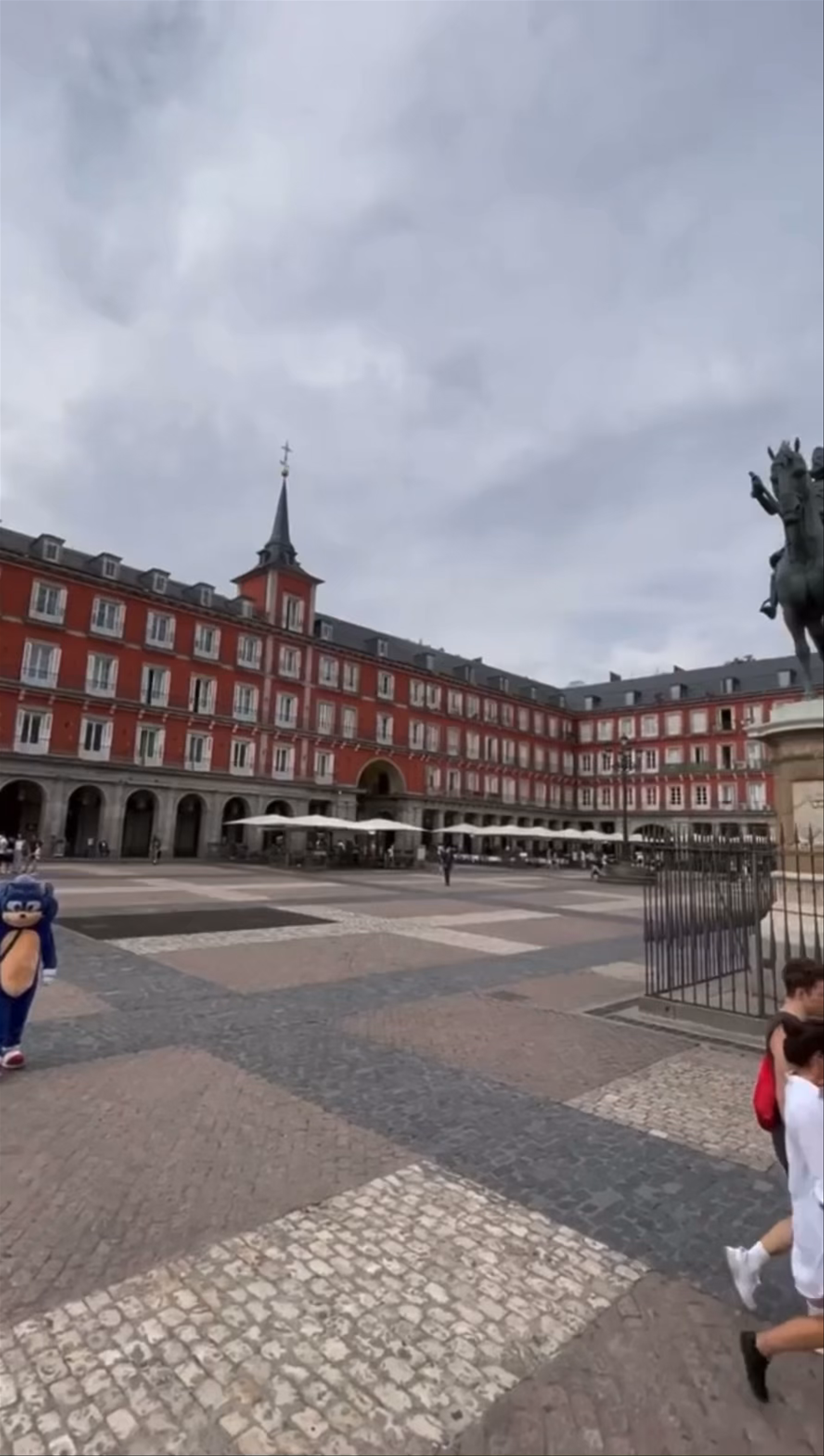 Vibrant Stroll Through Plaza Mayor, Madrid