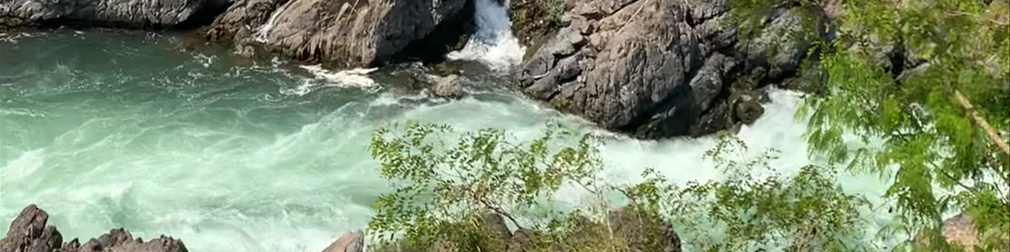 Waterfall on Mekong river