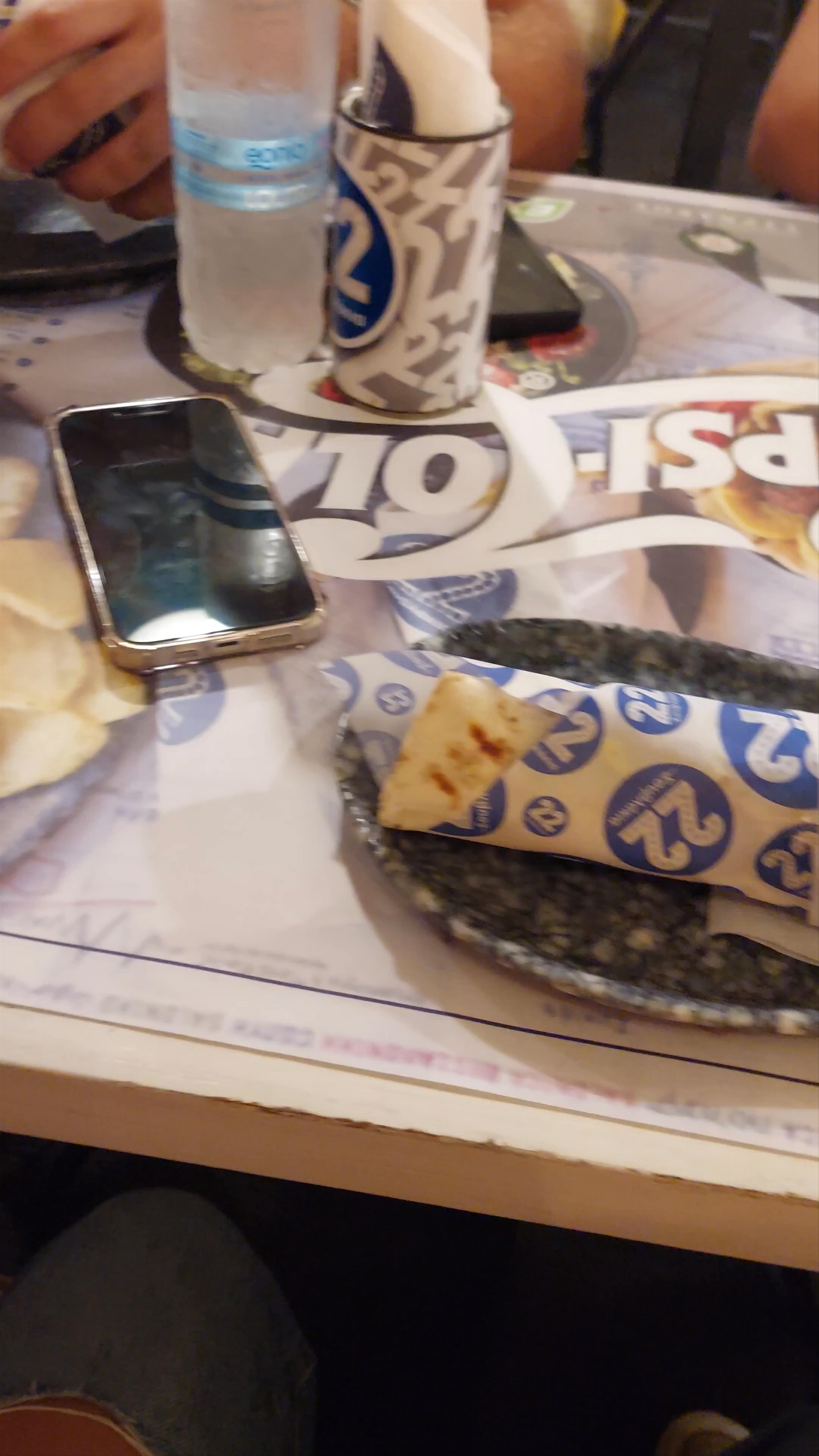Enjoying Classic Greek Souvlaki at 22 Souvlakia, Aristotelous Square, Thessaloniki
