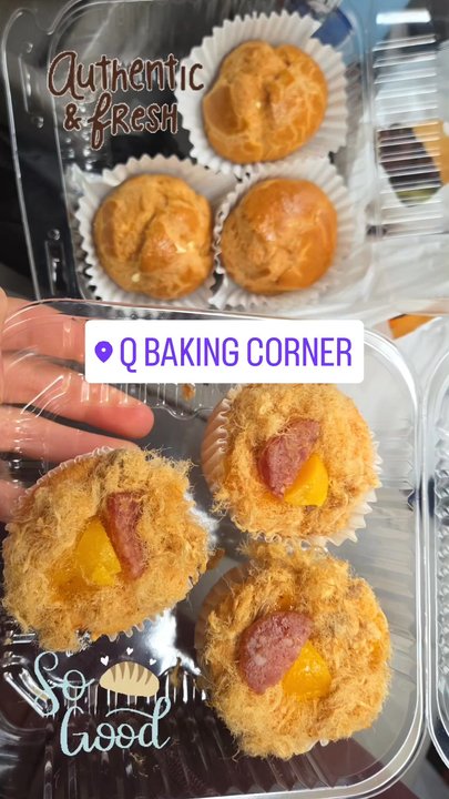Q Baking Corner - Fresh bake everything . Bánh khoai mi nng, su kem & bông lan trng muoi areeee yummy. They are known for pate chow. Recommended!! - Donuts Near Me - San Jose, California