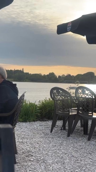 Evelyn's Drive In - Our view from outdoor dining - Seafood Near Me - Tiverton, Rhode Island