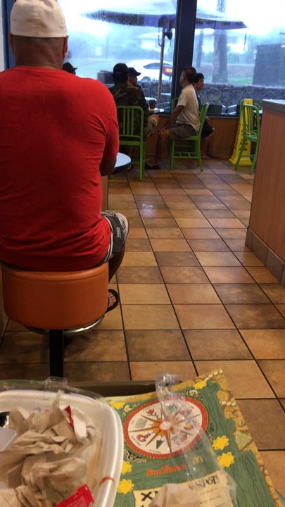 McDonald's - Frozen inside so people won't hang out - Fast Food Near Me - Eleele, Hawaii