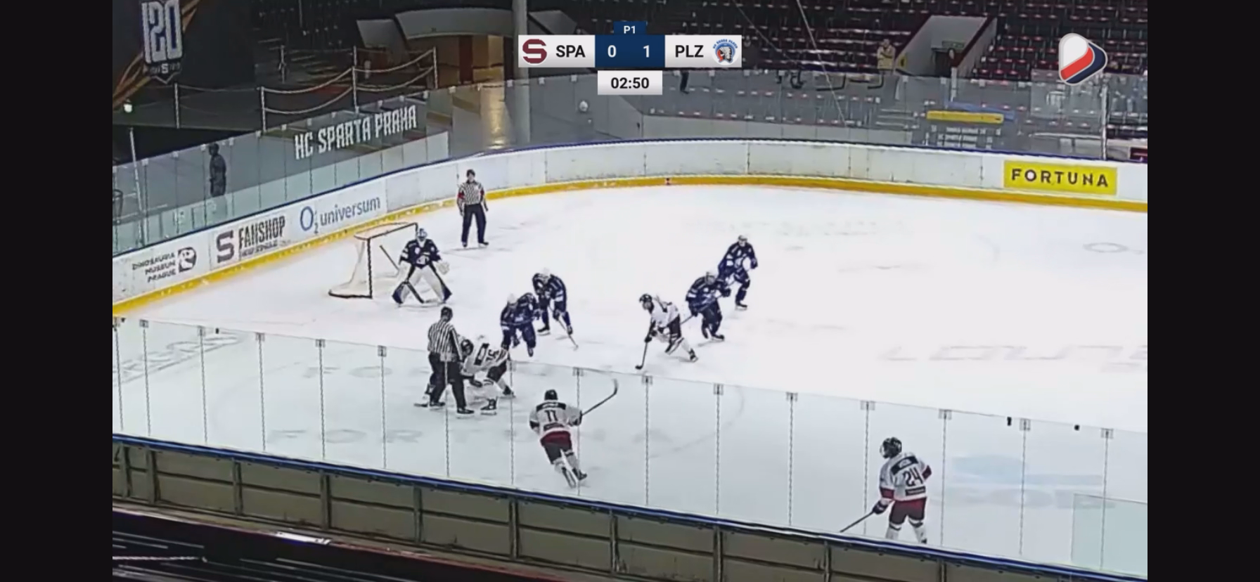 Barnabas Novak goal for HC Sparta Praha U20
