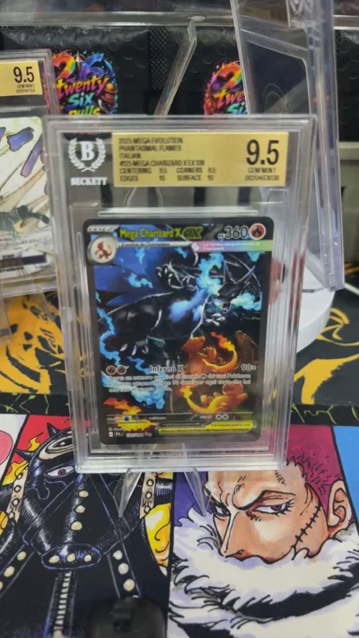 Pokemon Mega Charizard X Ex 125/094 [xy] BGS 9.5 - Graded Card / Slab image 1