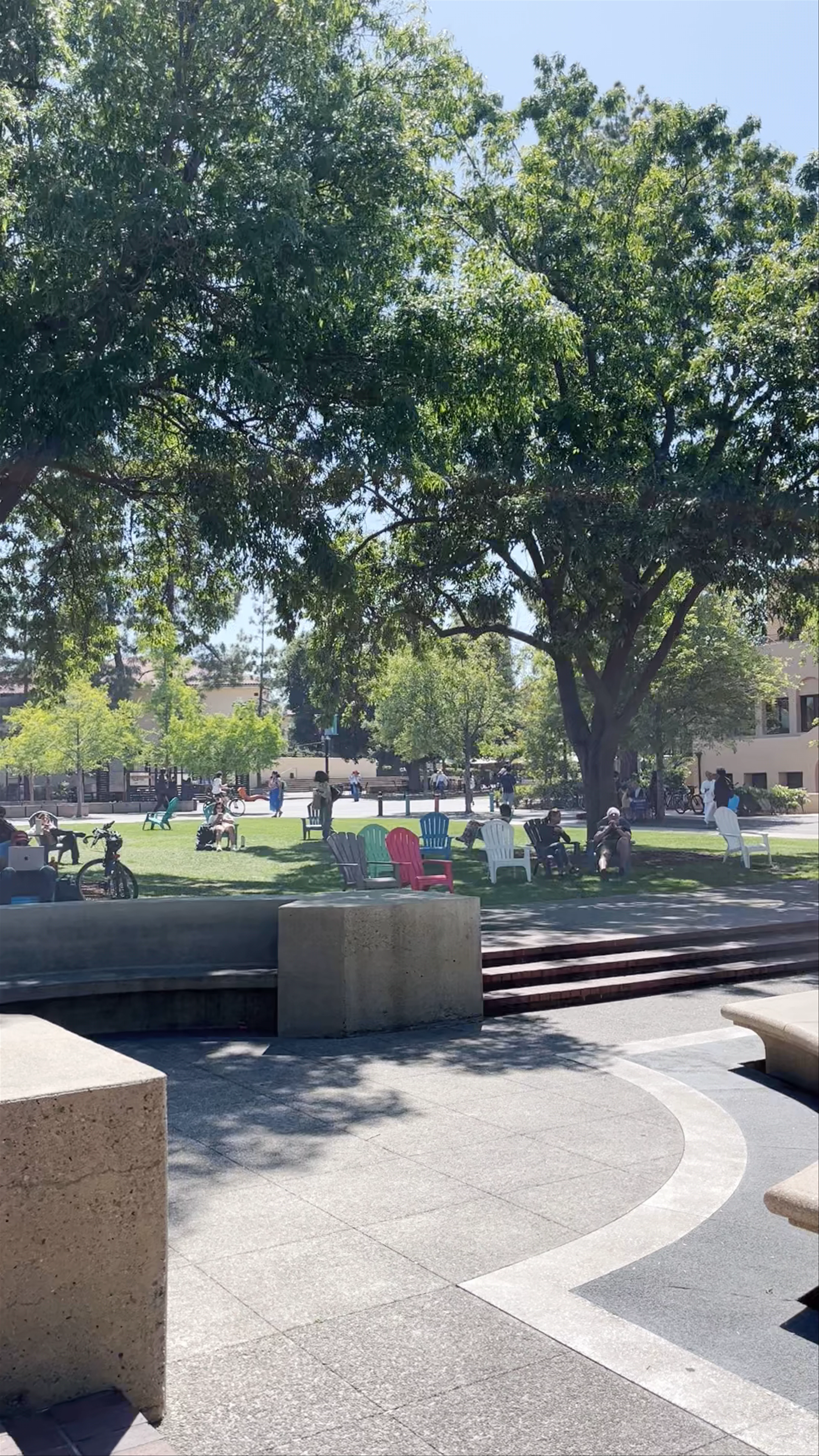 White Memorial Plaza, Lasuen Mall, Stanford