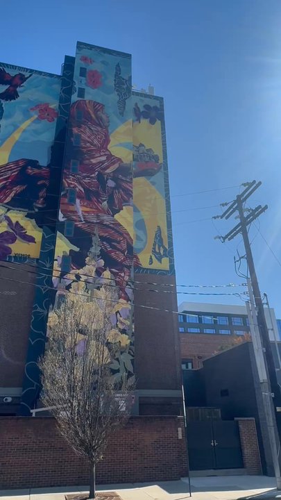 The Journey - Other side of the building - Public Art Near Me - Columbus, Ohio