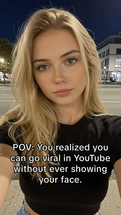 AI-generated video: POV: You realized you can go viral in YouTube without
