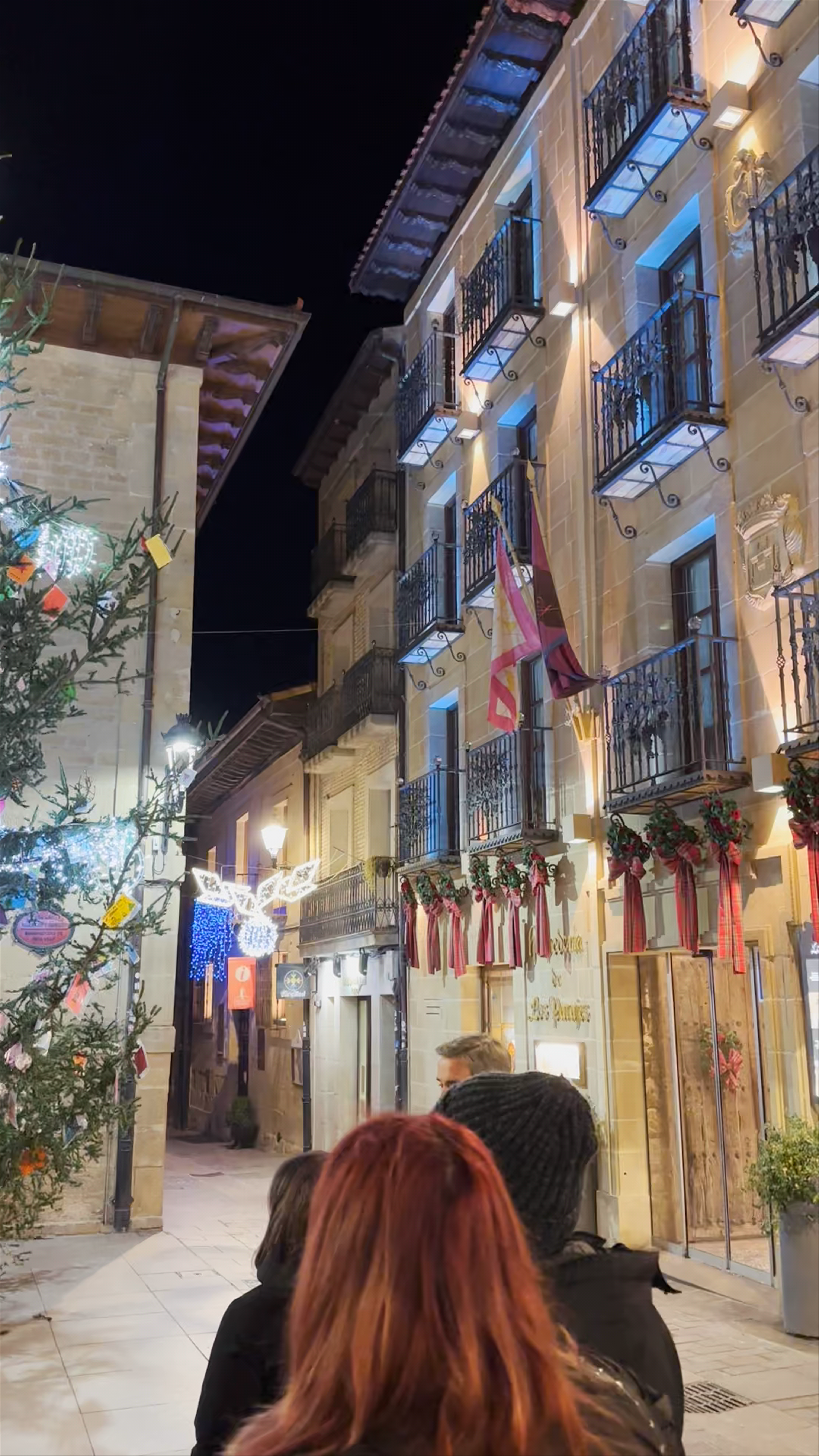 Enchanting Night at Carrillón, Mayor Plaza, Laguardia, Spain