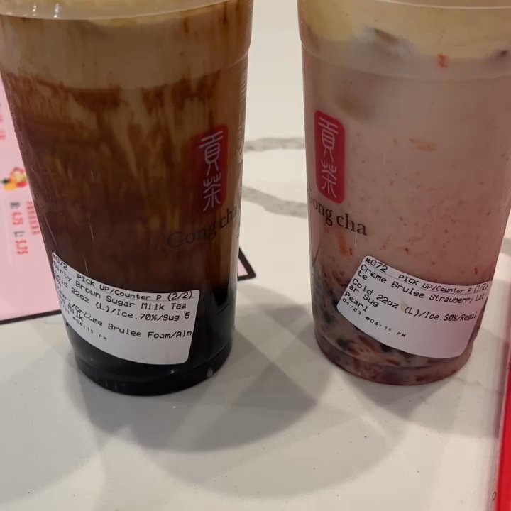 Gong Cha - My drink and inside! - Bubble Tea Near Me - Tysons, Virginia