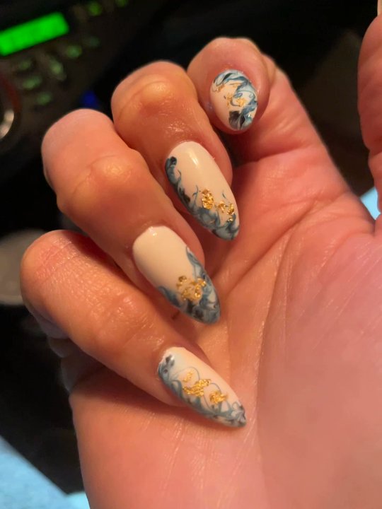 Paula's Perfect Nails - Intricate nail design on gel x - Nail Salons Near Me - El Monte, California