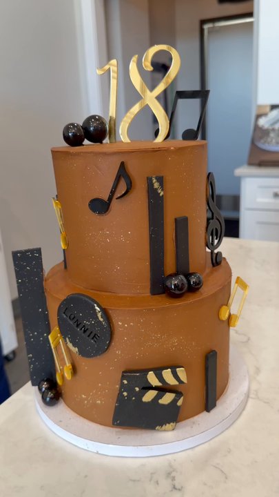 Noble Delights Bakery - The design is exactly how I envisioned it and everything we discussed. - Custom Cakes Near Me - Leander, Texas