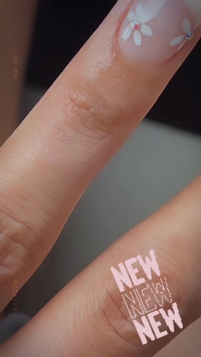 JT Nails & Spa - Simple French manicure with design. Dip - Nail Salons Near Me - Aurora, Colorado