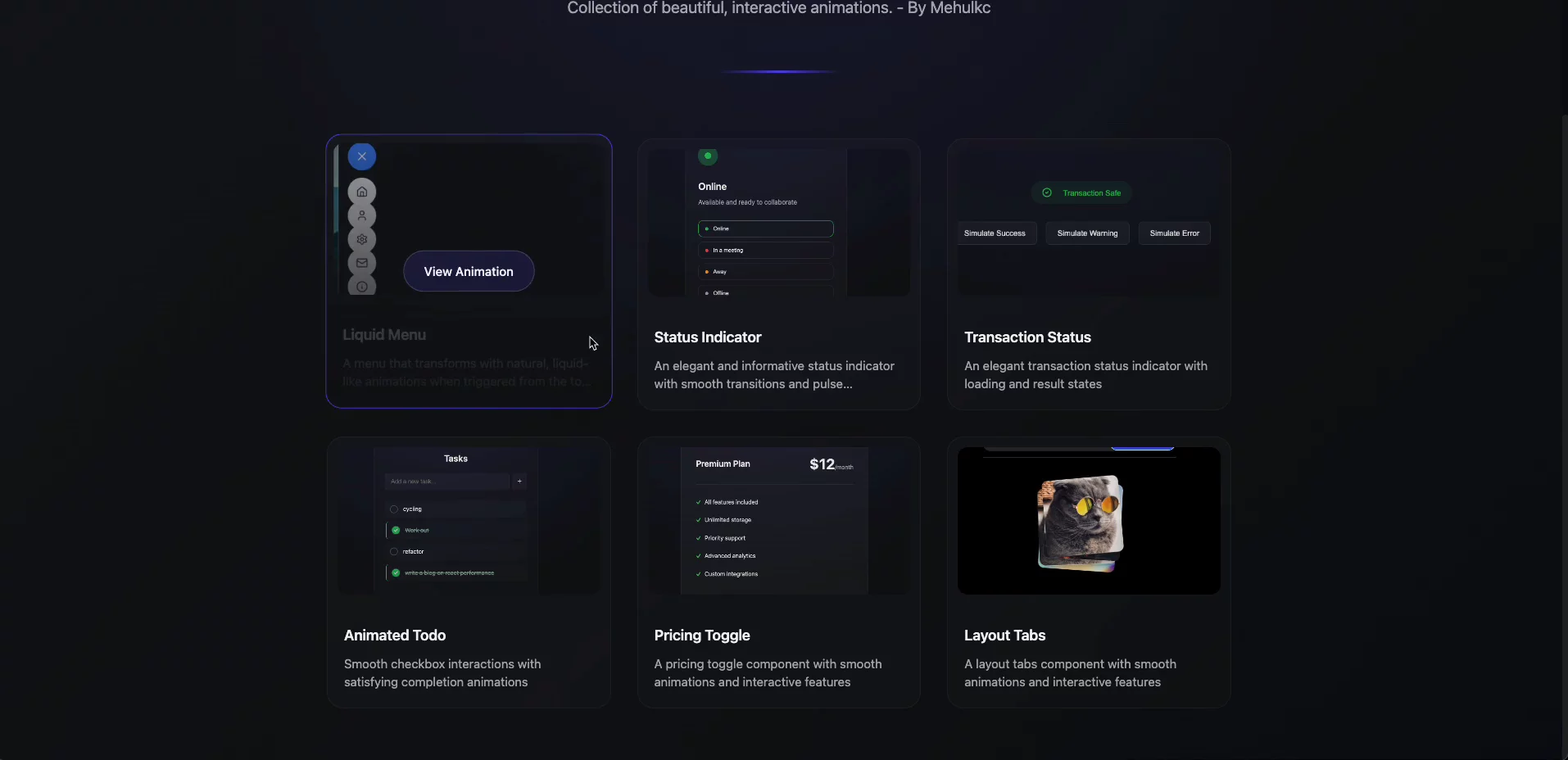 Animated components - React image 1