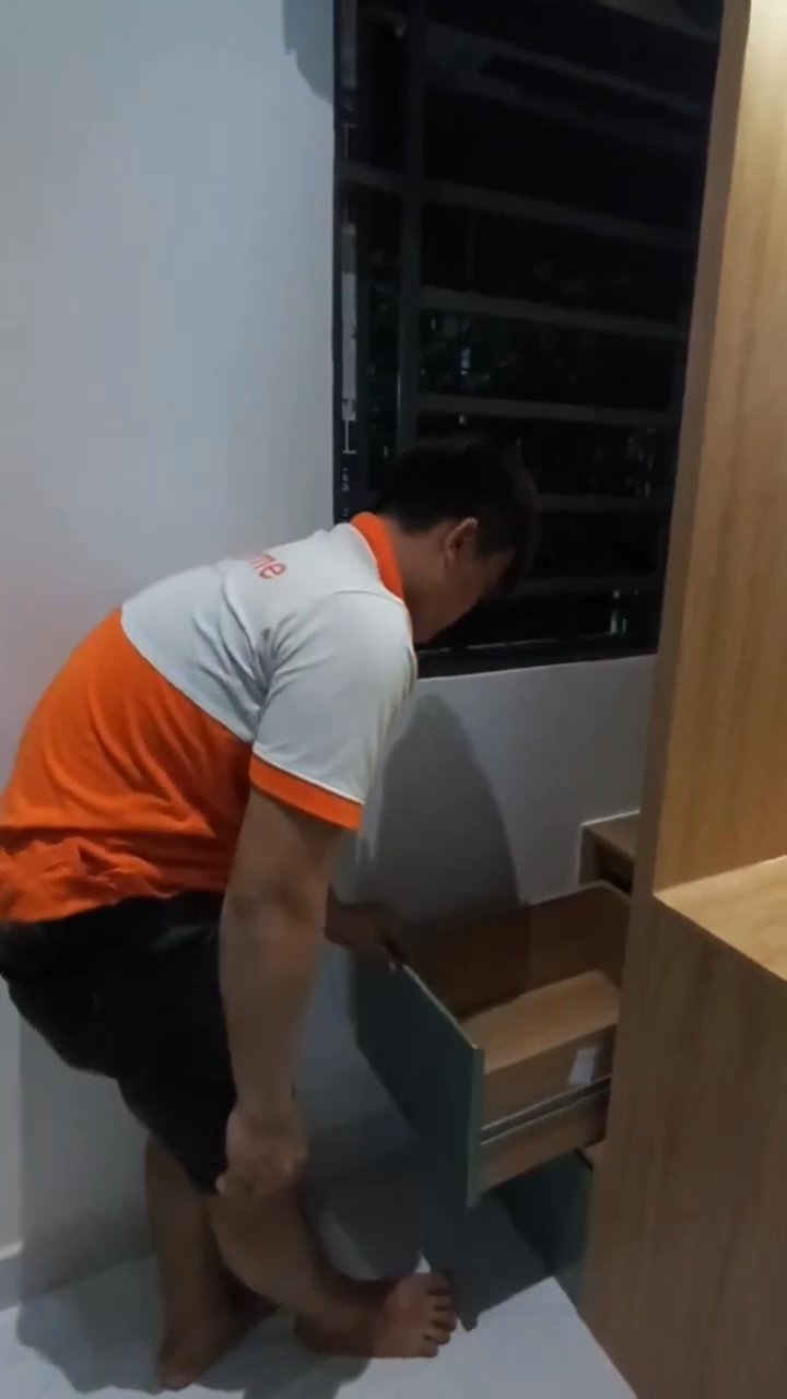 Phòng ngủ giường tầng cho 2 bé trai nhà chị Tuyền