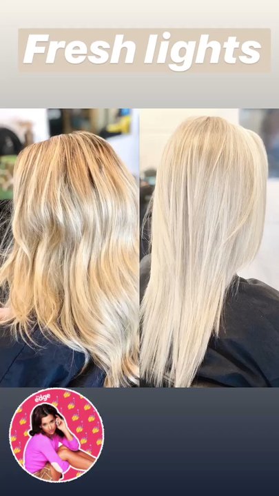 The Knotty Salon - Before and after full highlight and glaze - Hair Salons Near Me - Roswell, Georgia