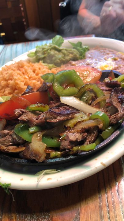 Avila's El Ranchito - Steak fajitas - coming in hot!! - Mexican Near Me - Orange, California