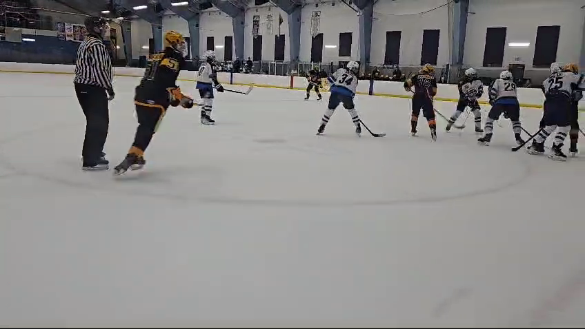 Patrick Buckley: nice backhand shot for Golden Wolves 16U AA