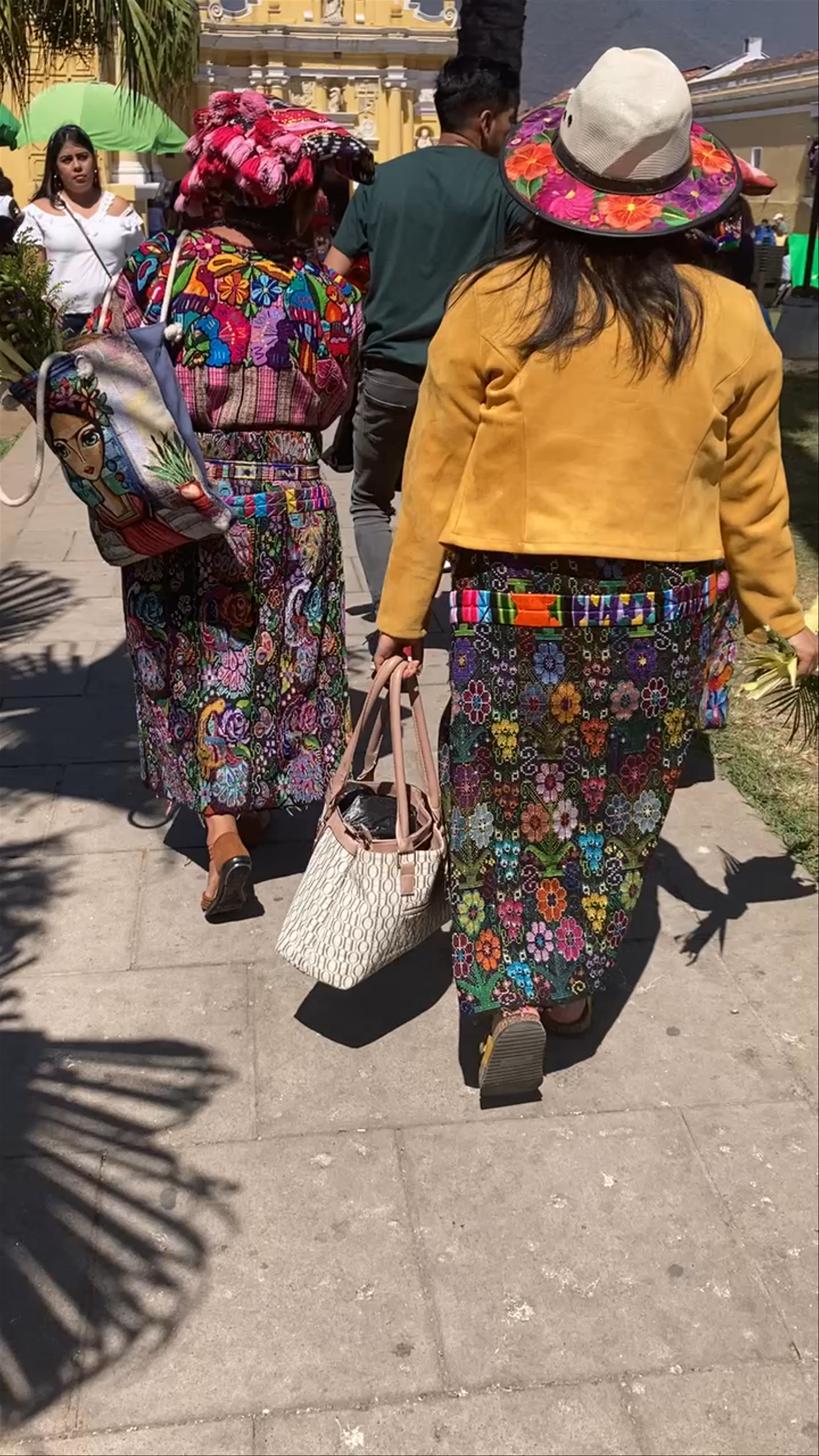 Colorful Traditional Attire in Antigua Guatemala