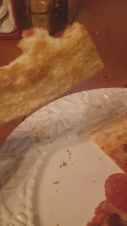 Mr Gatti's Pizza - Hard as a rock crust, just listen. - Pizza Near Me - Rockdale, Texas