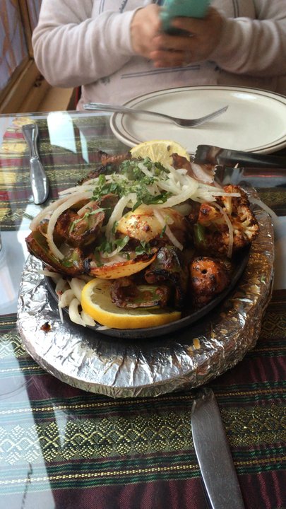 Himalayan Kitchen - Smells AMAZING!! Sizzling Vegetable Sekuwa - Himalayan/Nepalese Near Me - Santa Barbara, California