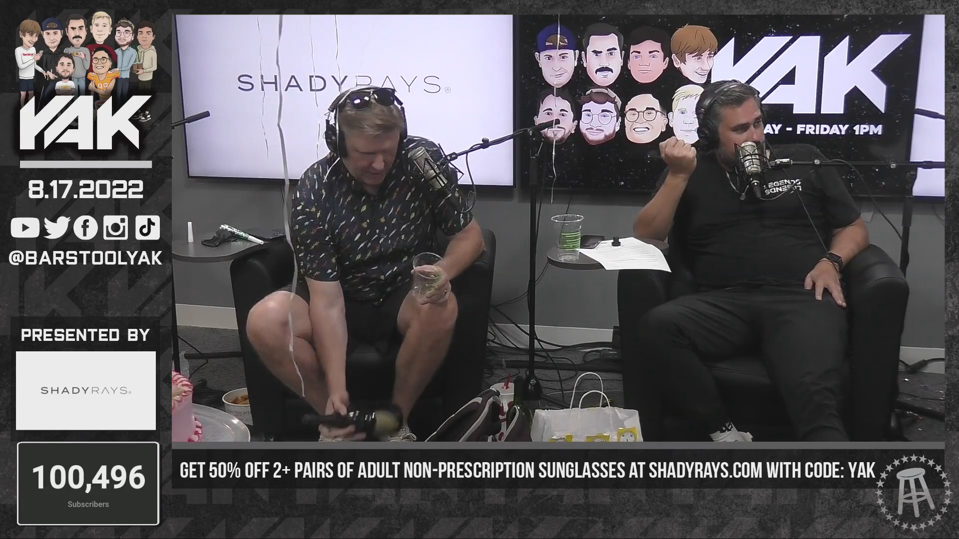 We Have Hit 100k! A Celebration Of The Yak Barstool Sports