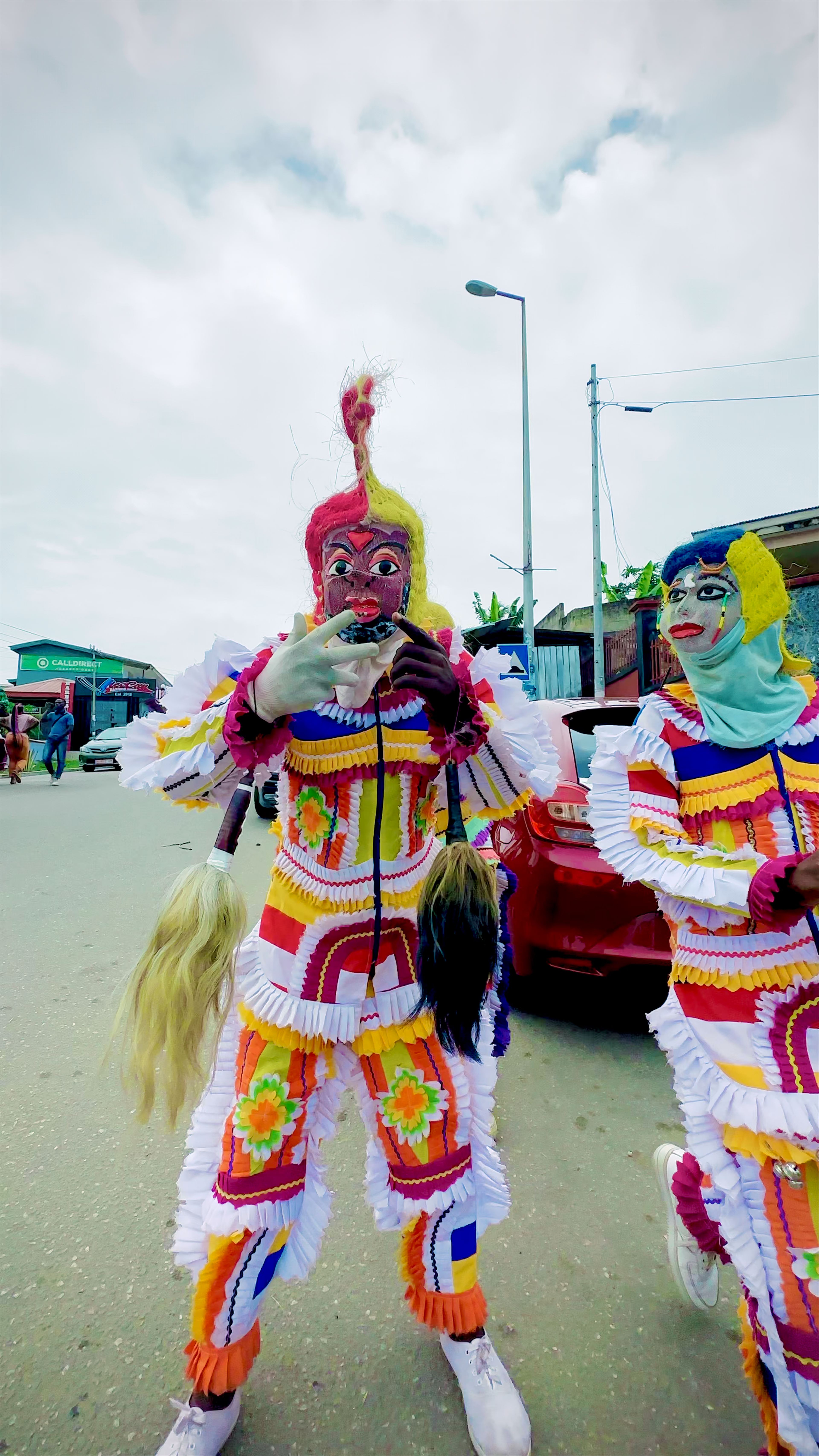 Vibrant Cultural Performance at Takoradi Mall, Ghana