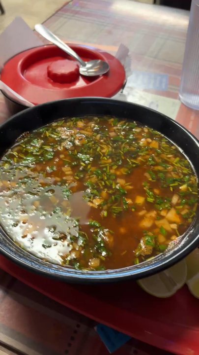 Tarasco's - BEEF Burris meat stew, made w/more than 15 birria - Mexican Near Me - Denver, Colorado