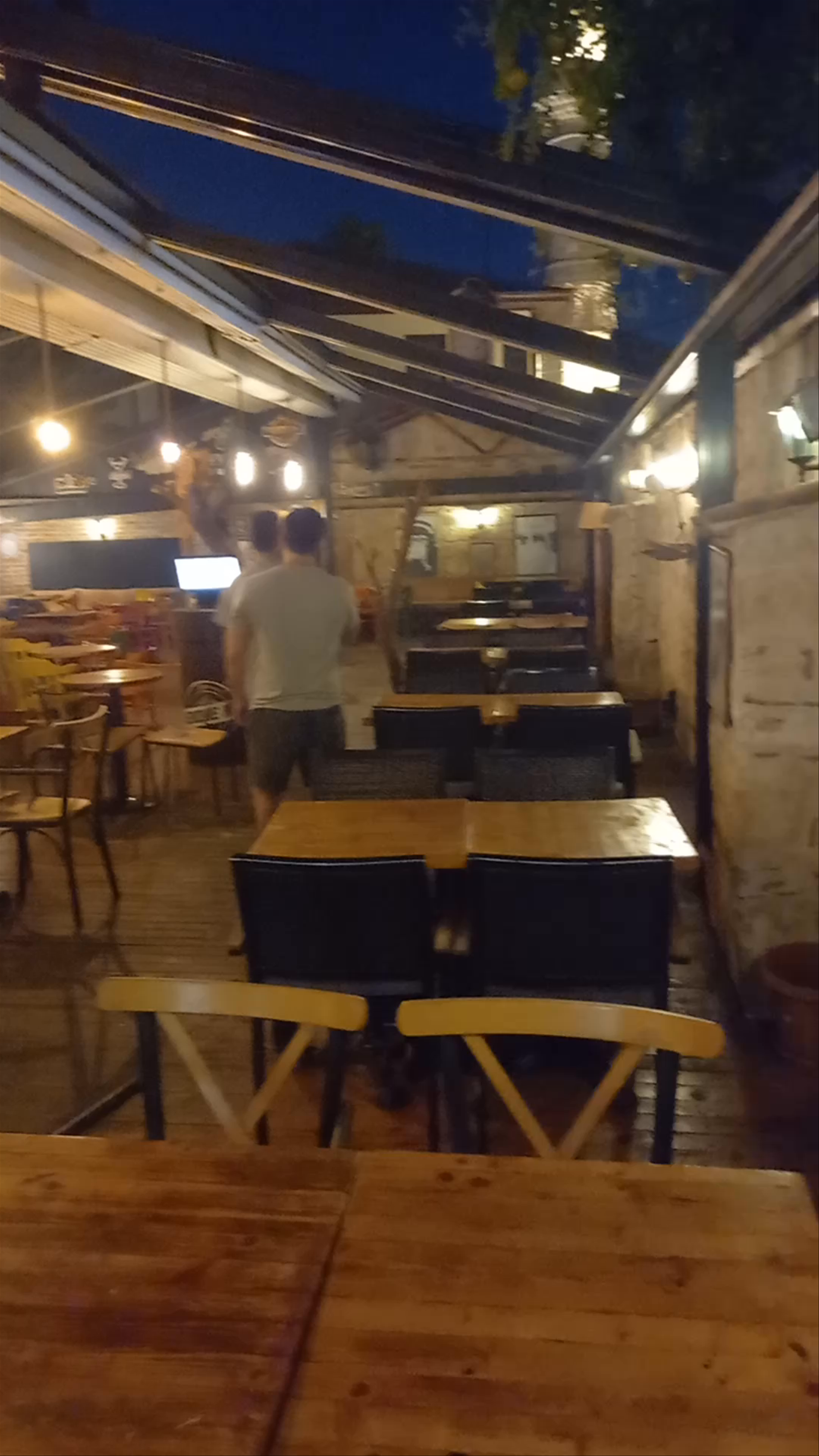 Evening Ambiance at Macha Cafe Bistro in Kılınçarslan, Antalya