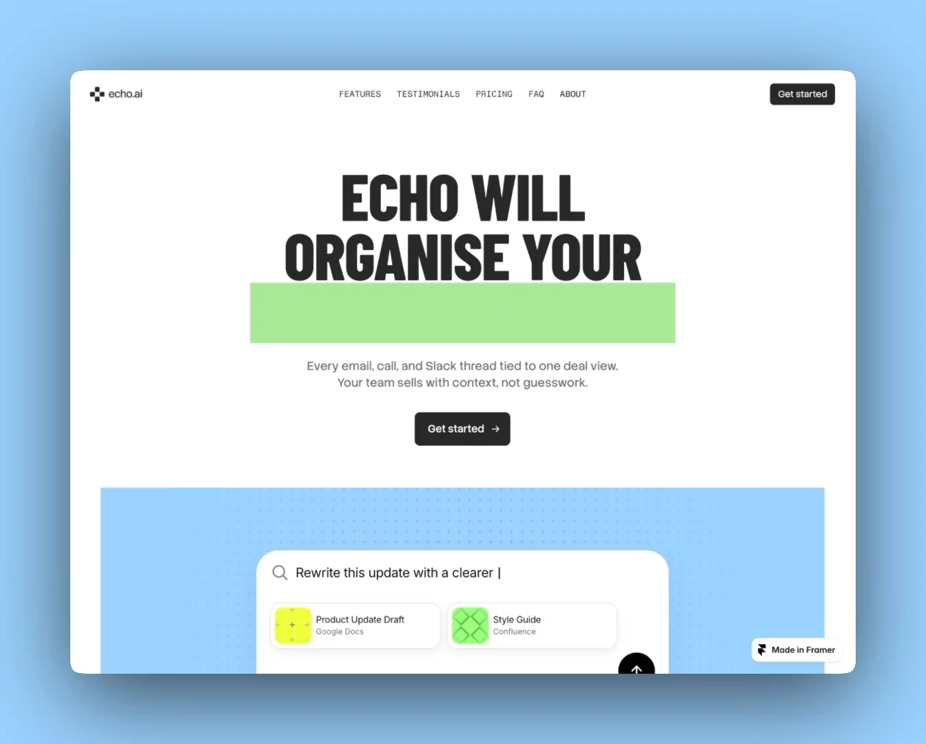 Echo Agent