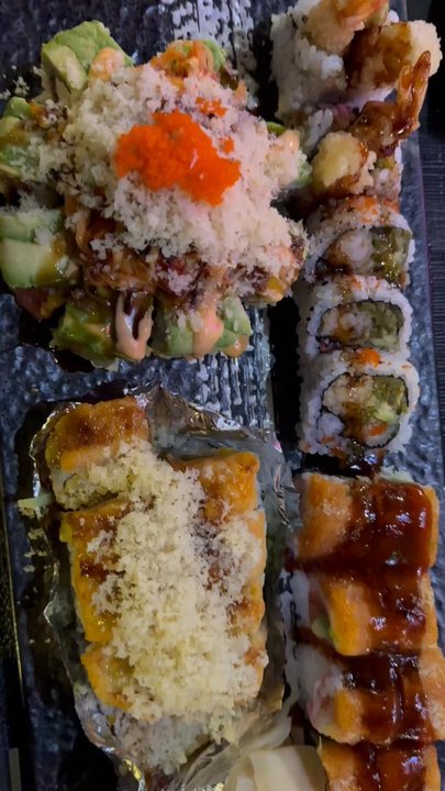 Umami Sushi - Mexican Roll, Volcano Roll, spicy Spicy Girl Roll and Angry Lobster Roller - Sushi Bars Near Me - Lutz, Florida