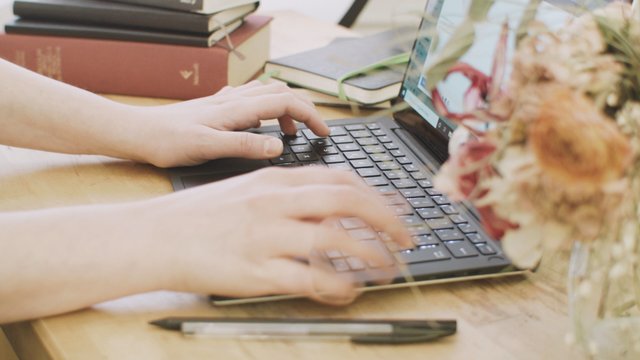 Freelancer working from home