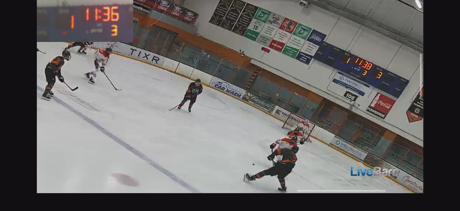 Shane Gleisner's Goal: kept puck onside and then got pass from
My defenseman Flyers 18U AAA