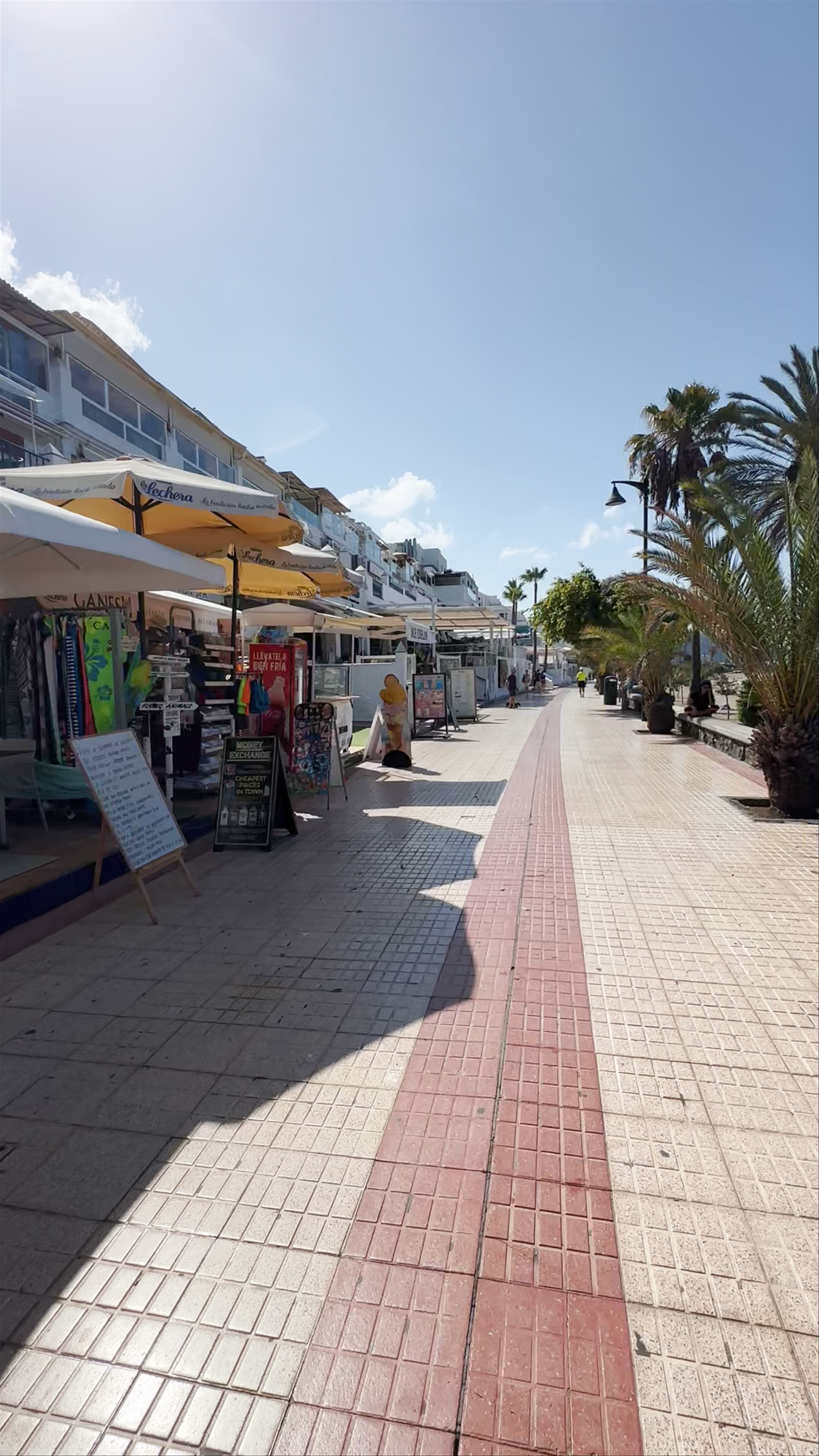 Sun-Drenched Shopping Stroll at C.C. San Telmo, Los Cristianos