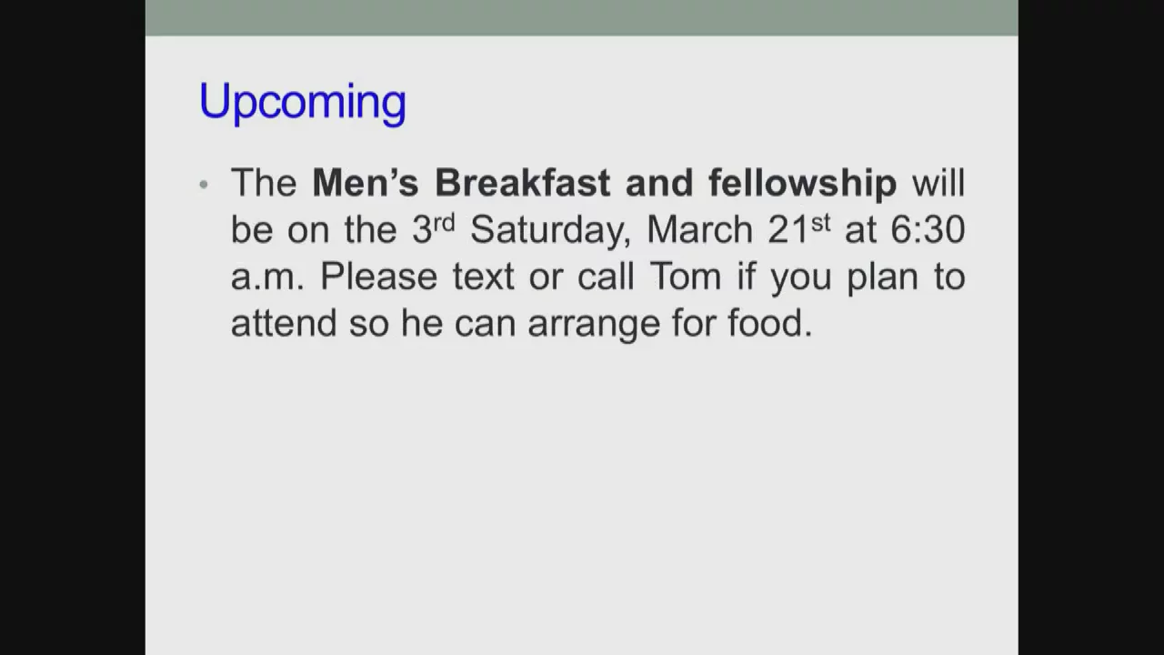 Bethel Service, March 15, 2026