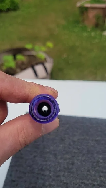 Preview pic of Jet black and star gazer chillum