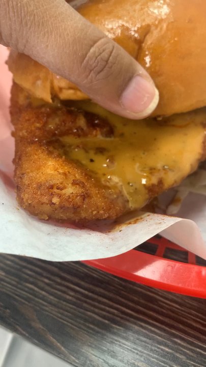 Chickii - Chicken sandwich was juicy & delicious not to mention huge. Very well seasoned food - Chicken Shop Near Me - Glendale, Arizona