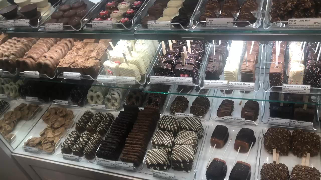 Kilwins Ice Cream - Chocolate - Fudge - Kilwins wonderful display case of sweet treats - Chocolatiers & Shops Near Me - Richmond, Virginia