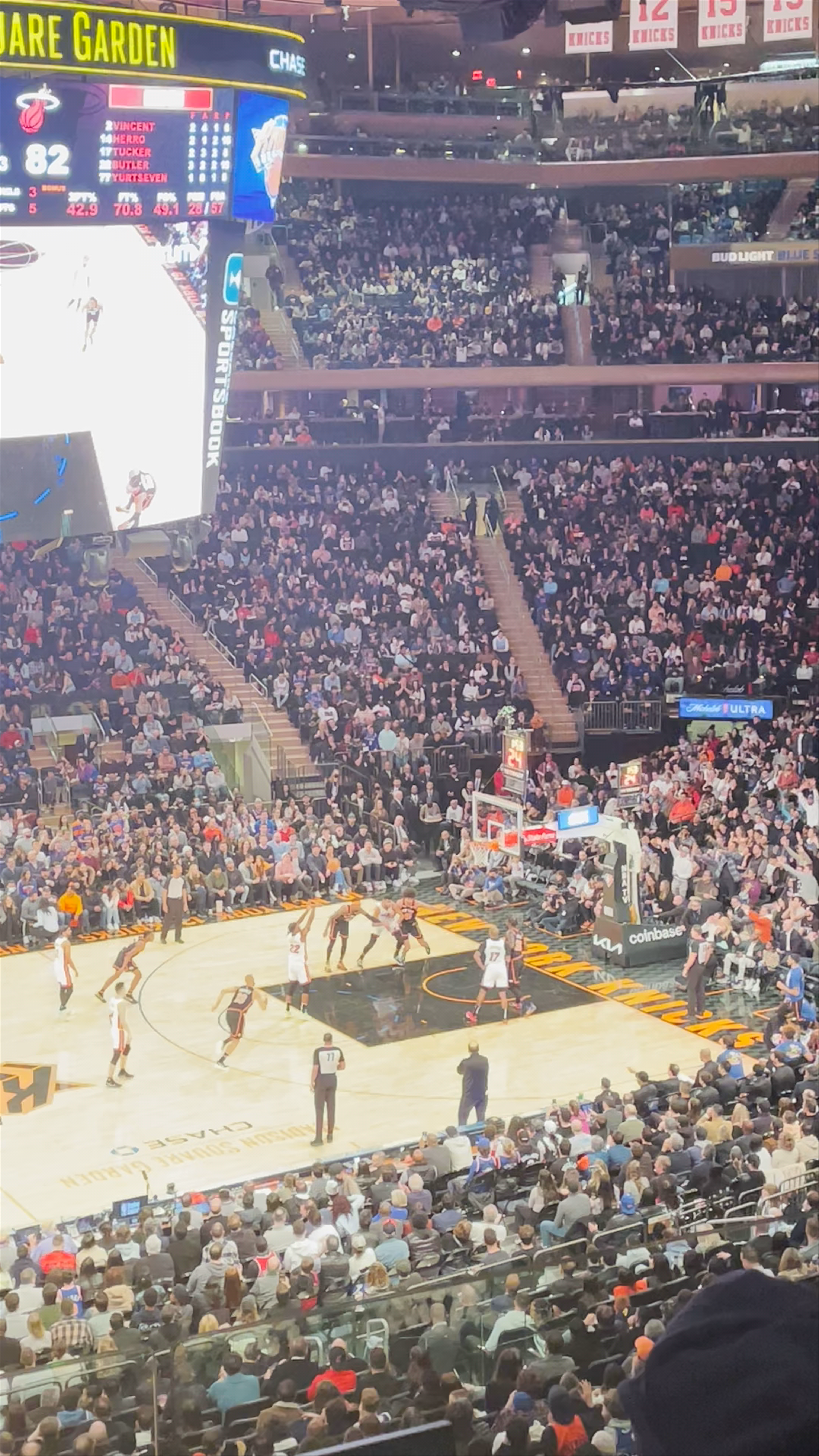 Madison Square Garden: Electric NBA Game Night in New York City