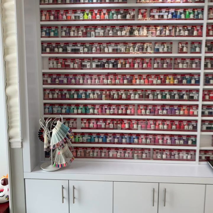 Le’s Nails & Spa - Another nail polish wall - Nail Salons Near Me - Gambrills, Maryland